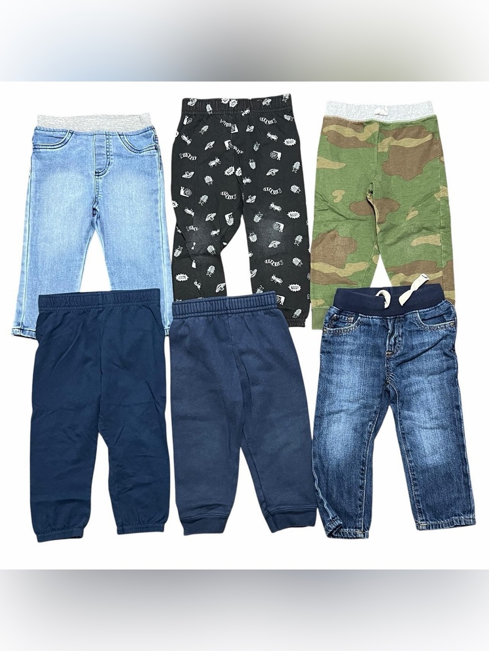 24M Boys Long Pants Bundle Lot Of 6 Pants 24 Months